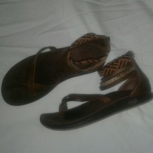 Women's Dawkins Chaco Leather Sandals. Size:7